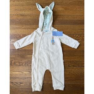NWT Mori Rabbit Easter One Piece Romper Size 6-9 Months